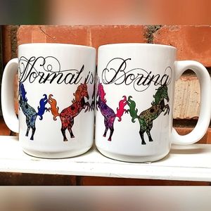 "Normal is Boring" Mug